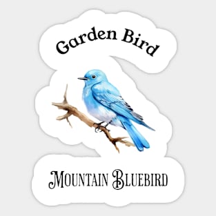 Garden Bird Mountain Bluebird Sticker